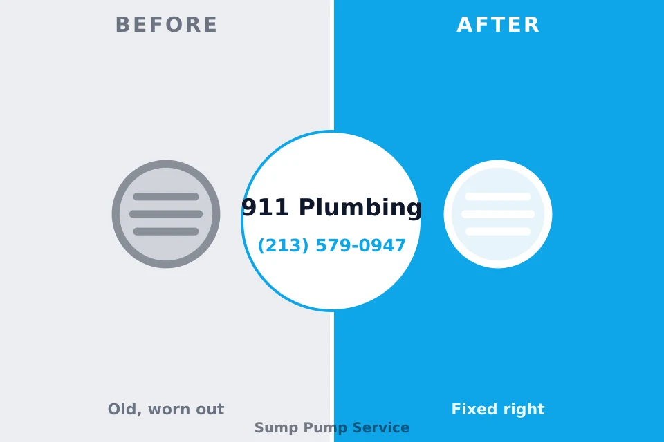 Before and after: plumbing repair Columbiana, AL